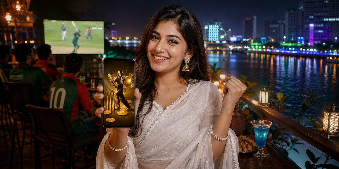 ঢাকায় ক্রিকেট বেটিং ও লটারি উপভোগ করছেন বাংলাদেশি মডেল